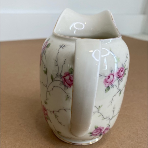 Vtg Bavaria Schumann Teapot and Creamer Pink Roses Gold Trim - Picture 11 of 14